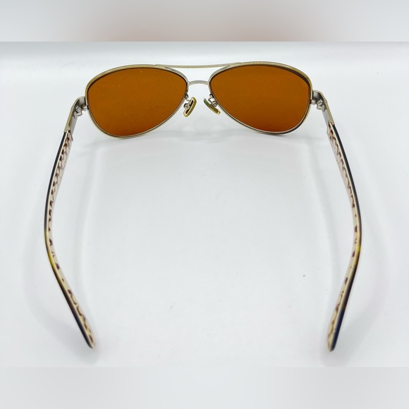 Coach HC7047 Gold Pilot Sunglasses Frames Only - Picture 6 of 8